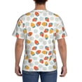 thumbnail image 3 of Vsdgher Floral Strawberr Print Men's Dry Fit Mesh Athletic Shirts Moisture Wicking Tennis T-Shirt Tops, 3 of 9