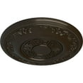 thumbnail image 3 of Ekena Millwork 25 7/8"OD x 2 1/4"P Nestor Ceiling Medallion (Fits Canopies up to 5"), Hand-Painted Stone Hearth, 3 of 6