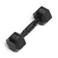 thumbnail image 1 of Element Fitness Haltère Hexagonale en Caoutchouc Vierge 5 lb Poignée Ergonomique à Faible Odeur, 1 of 3