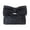 Black, variant on Straw Bow Purse Women Clutch Bag Bohemian Crescent Clutch Foldable Bow Handle Zipper Closure Straw Braided Handbag