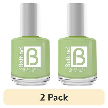 (2 pack) Bettina Salon-Quality Vegan Nail Polish,Eco Chic, 0.5 fl oz Bottle