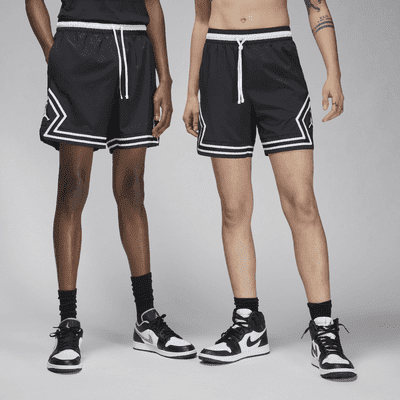 Jordan Sport Men's Dri-FIT Woven Diamond Shorts Color: Black/White/White Size: XS