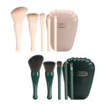 thumbnail image 4 of Juego de Herramientas de Brochas de Maquillaje de 10 Piezas para Viaje Blanco, 4 of 5
