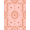 Pink, Pattern 4, variant on ODIKA 8'x10' Washable Area Rug Whimsical Tossed Petal Scattered Motifs Dotted Border Pink Cute Refined for King Size Bedroom Under Bed, Master Suite, Non-Shedding, Easy Care