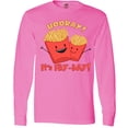thumbnail image 3 of Inktastic Hooray It's Fry-day with Cute Fries Long Sleeve T-Shirt, 3 of 5
