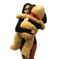 thumbnail image 3 of Big Plush Giant Stuffed Puppy Dog, 36-Inch, Brown, Pillow-Soft Polyester, 3 of 7