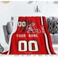 thumbnail image 2 of Tampa Throw Blanket Custom Any Name and Number for Men Women Youth Gifts, 2 of 6