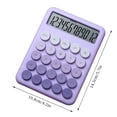 thumbnail image 6 of Oiur Desktop Calculator 12 Digit Large LCD Display Simulated Mechanical Keyboard Design Big Button Aesthetic Calculator ,Pink, 6 of 8
