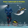 thumbnail image 4 of Linterna frontal LED recargable, paquete de 2 lámparas frontales de haz ancho de 270 ° con sensor de movimiento, 5 modos, linterna frontal impermeable liviana para correr de noche, 4 of 5