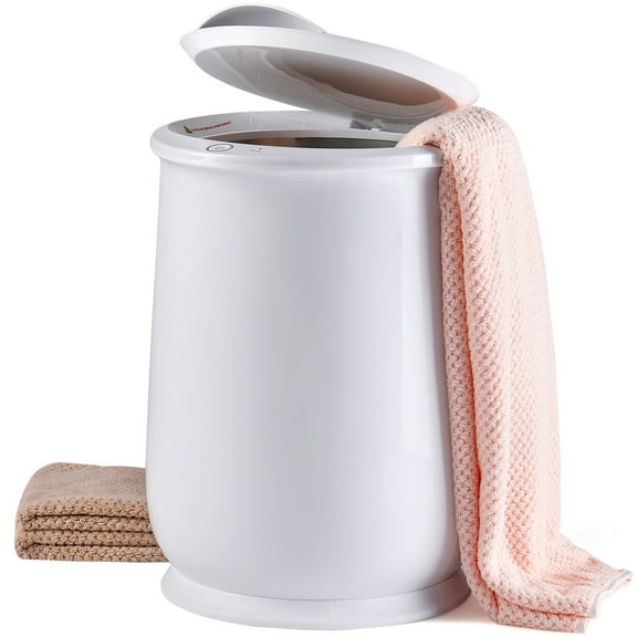 TCFUNDY Auto Shut Off Towel Warmer Bucket, Large Towel Warmers for Bathroom, Flip-lid Towel Heater, Hot Towel Warmer in 10 Minutes for Towels, Blankets, Bathrobes, 20L