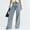 Light Blue, variant on Black*Friday Clearance Items under $5 GaThRRgYP Denim Pants for Women,Women's Classic Fashion Retro Casual Pants Denim Pants