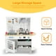 thumbnail image 5 of Yeshouse Juego de cocina para niños, niños de madera juego de cocina Playset Chef juego de fantasía para niños pequeños con luces y sonidos reales niños de regalo de 3 años o más, 5 of 7