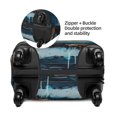 thumbnail image 2 of Fotbe Iceberg Bald Eagle Pattern Luggage Cover Protector, Suitcase Protector，Scratch and Dirt Resistant, Fits 18-32 Inch Luggage-Small, 2 of 7