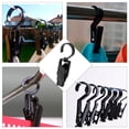 thumbnail image 4 of Ganchos de luz con Clip para toldo de tienda de 20 piezas, Clip multifuncional ajustable de 360 ​​grados para toldo de tienda, equipo para acampar al aire libre y senderismo, 4 of 5