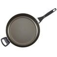 thumbnail image 2 of Farberware Dishwasher Safe Nonstick Jumbo Cooker/Saute Pan with Helper Handle - 6 Quart, Black, 2 of 13