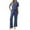 Blue, variant on 2 Piece Loungewear Sets for Women Fall Vacation Outfits Matching Ribbed Casual Wide Leg Pants Sets New Loungewear Sets for Women Fall Wine M
