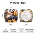 thumbnail image 5 of Salouo Elegant Cute Panda Sunflower for Chair Covers,Washable Seat Covers for Dining Room Chairs Seat Protector for Home, Hotel, Banquet-Four Pieces, 5 of 7