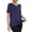 Navy, variant on ZZwxWA Womens Summer Tops Short Sleeve Shirts Trendy V Neck T Shirts for Women Casual Tops