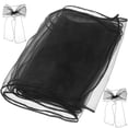 thumbnail image 1 of unbranded 10Ud Moños De Organza Negros Para Decorar Sillas En Eventos Y Fiestas, 1 of 6