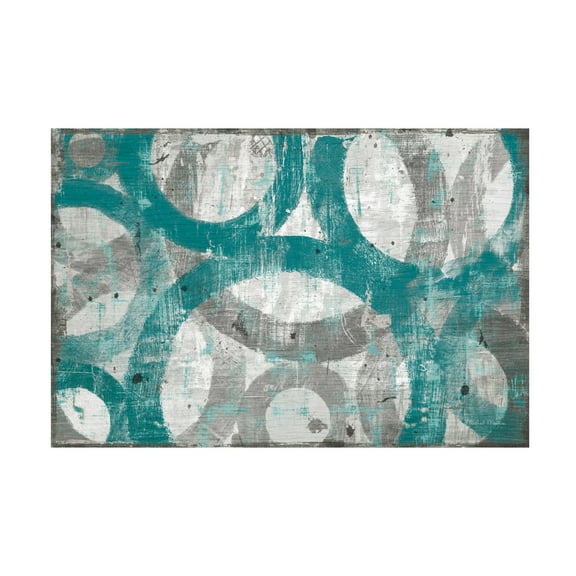 Trademark Fine Art 'Industrial I Teal' Canvas Art by Michael Mullan