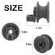 thumbnail image 2 of 12 Pack 4581DD3002A Upper Dishrack Roller Wheels for Dishwasher Replacement for Dishwasher Ldf6920st, 2 of 5