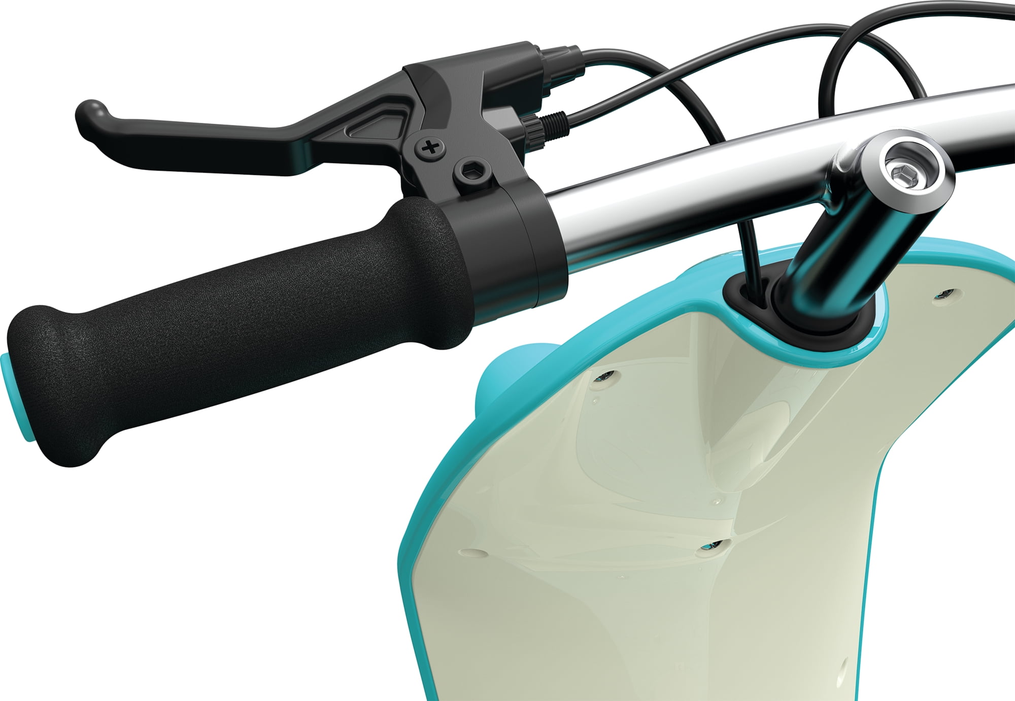 Razor Pocket Mod Petite - Blue, 12V Miniature Euro-Style Electric Scooter for Kids Ages 7+