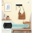 thumbnail image 6 of Key Holder Wall Mount Black Metal Key Hanger Self Adhesive Key Rail With 3 Key, 6 of 6