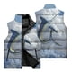 thumbnail image 3 of Chaleco sin mangas con estampado de pesca en 3D para deportes al aire libre, pesca salvaje, resistente al viento, cálido, con cuello alto y cremallera, ropa para hombre, 3 of 5