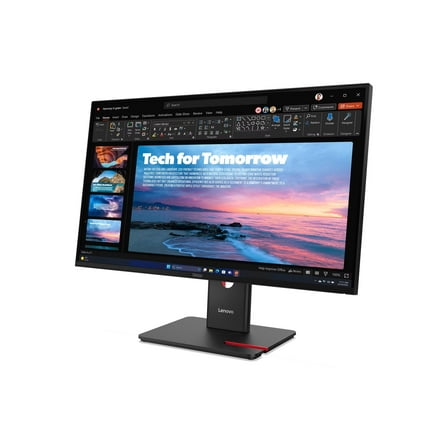 Lenovo ThinkVision T27QD-40 27" Class WQHD LED Monitor - 16:9 - Eclipse Black (64aagar2us)