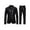 Black, variant on Men's Crocodile Embossed Sheepskin Leather Blazer, 2 Button Outerwear Coat for Formal Wear, Nightclub & Ceremonies, Elegator Design, Black
