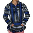 thumbnail image 4 of Rggeeun Hoodies For Men Mexican Hoodie Hippie Surf Poncho Sweater Long Sleeve Stripe Pullover Fall Winter Relaxed Fit Sweatshirt Classic, 4 of 4