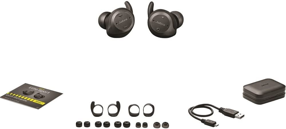 Jabra Elite Sport - True Wireless Bluetooth Earbuds with Mic