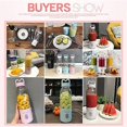 thumbnail image 3 of Portable Blender Mixer Cup for Fruit Milkshake USB Rechargeable Blue, 3 of 4