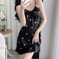 thumbnail image 2 of JIUKE Nightgowns for Women Spaghetti Strap V Neck Nightshirts Printed Comfy Short Sleep Dress with Built in Bra, 2 of 7