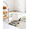 thumbnail image 7 of Floral Zebra Dish Towels Set,Waffle Weave Kitchen Towels 4 Pieces,Black Stripes Flowers Plant Spring Botanical Microfiber Hair Face Bath Tea Towel Absorbent Quick Drying Cleaning Dish Cloths,12"x12", 7 of 7