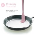 thumbnail image 5 of Silicone Spatula Set – 2-Piece Set of Rubber Spatulas for Non-Stick Cookware – Kitchen Tools and Accessories with Comfortable Handles, Heat-Resistant Utensils for Cooking and Baking – Pastel Pink, 5 of 5