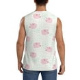 thumbnail image 4 of Pofeuu Cute Pigs Print Men's Muscle T-Shirt, Sleeveless, Muscle Tank, Classic Muscle Tee Top For Men Casual Sleeveless Muscle T-Shirt Trendy Clothes-3X-Large, 4 of 7