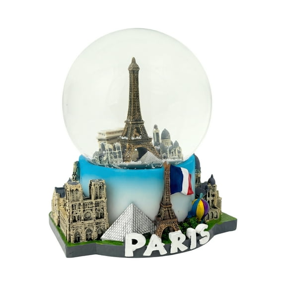 Paris Skyline Snow Globe 4.5 Inches