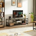 thumbnail image 2 of TV Stand with Power Outlets for Televisions up to Media Entertainment Center with Charging Station 3-Tier Open Storage Shelves with Metal Frame for Living Room/Bedroom, 2 of 18