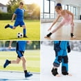 thumbnail image 5 of BlinkLLX Adjustable Ankle Braces Set with 2 Pairs Ankle Braces, Black, L, 2 Count, 5 of 6