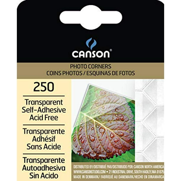 Canson Archival Self-Adhesive Photo Corners Black