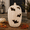 Ivory Tall Pumpkin, variant on Bat Cutout Pumpkin Halloween Decor, Lighted or Non-Lighted Pumpkin Ornament with 4 Style Options for Tabletop, Mantel, Entryway and Covered Porch Display