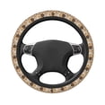 thumbnail image 3 of Fotbe Snake And Flower Steering Wheel Cover Universal 15 in Car Accessories for Men Women,Steering Wheel Protector Comfortable Protective Case for SUV Sedan Decor, 3 of 8