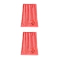thumbnail image 3 of Bewildely Toalla de fibra para niños, portátil, Color sólido, bordado Rectangular, reemplazo, toallas absorbentes de agua suaves y cómodas Rosa 2Conjunto, 3 of 6