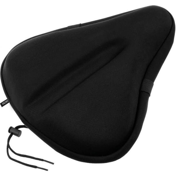Big Size Exercise Bike Seat Cover Soft Wide Gel Bicycle Cushion for Bike Saddle Comfortable Bike Seat Cover Fits Cruiser and Stationary Bikes