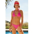 thumbnail image 4 of Trina Turk Swimwear Monaco Covered Ring Triangle Bikini Top, 4 of 5