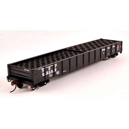 Bachmann 71902 HO 50' Drop-End Gondola W/Tire Load NKP