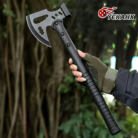 1pc Multi-Functional Outdoor Axe, Portable Wood Chopping Tool Ideal For Camping, Carpentry & Garden Maintenance