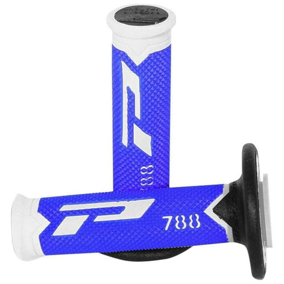 Pro Grip 788 Cross Triple Density Grips | Blue/White (PA078800WBN)
