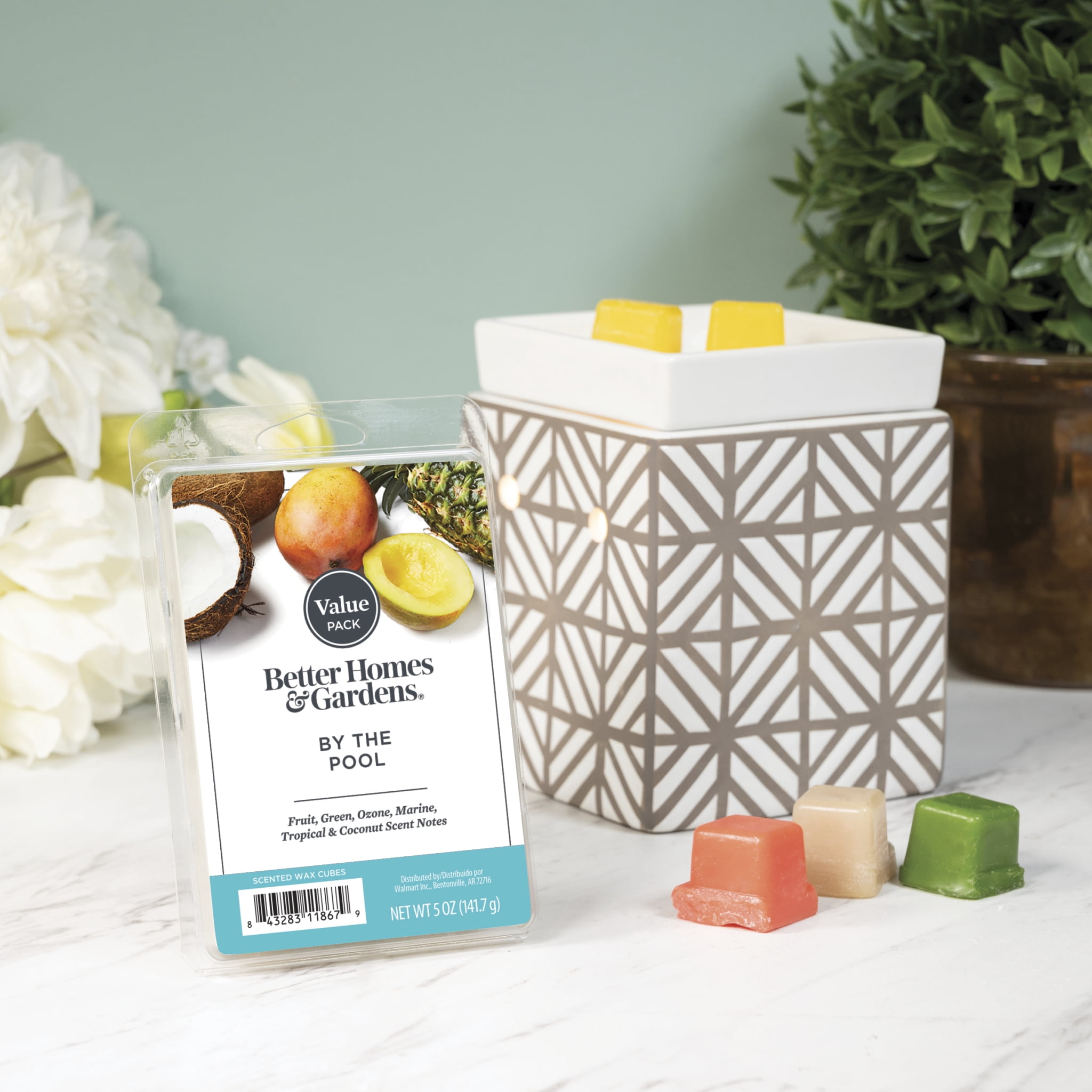 By The Pool Scented Wax Melts, Better Homes & Gardens, 5 oz (Value Size)